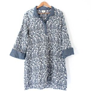 Tuckernuck Embroidered Chambray Wildflower Meadows Megan Dress